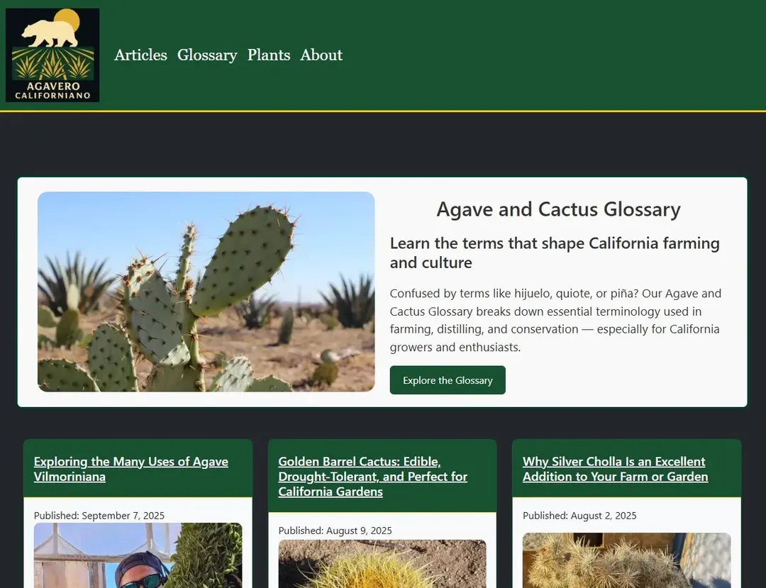 Agavero Californiano